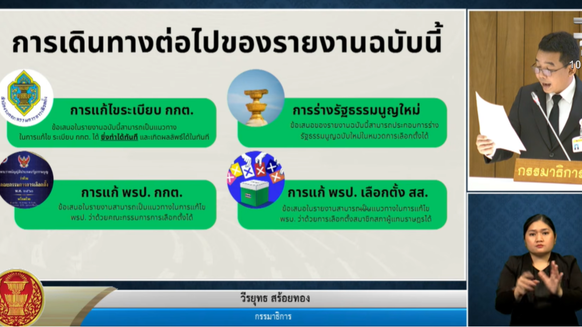 วุฒิสภา เห็นชอบรายงานพัฒนากระบวนการเลือกตั้งเสรีและเป็นธรรม ส่งข้อเสนอแนะให้ ครม.ดำเนินการ 2